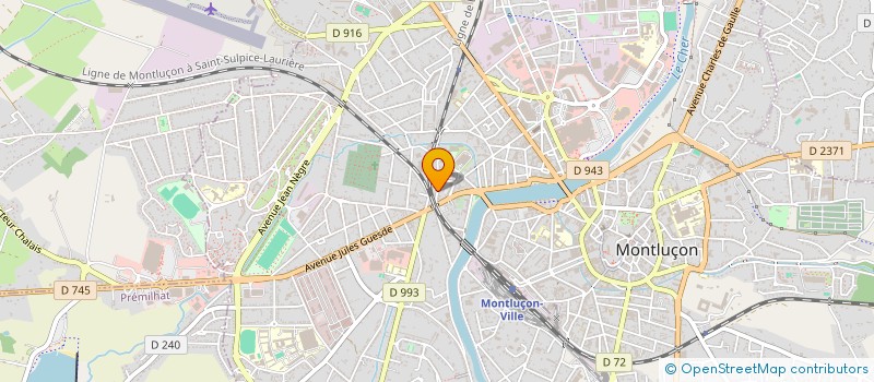 localisation de l'entreprise MONSIEUR RAMAZAN BASTUG  MONTLUCON