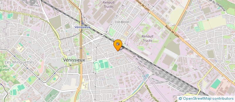 localisation de l'entreprise MONSIEUR RAMAZAN CAKICI  VENISSIEUX