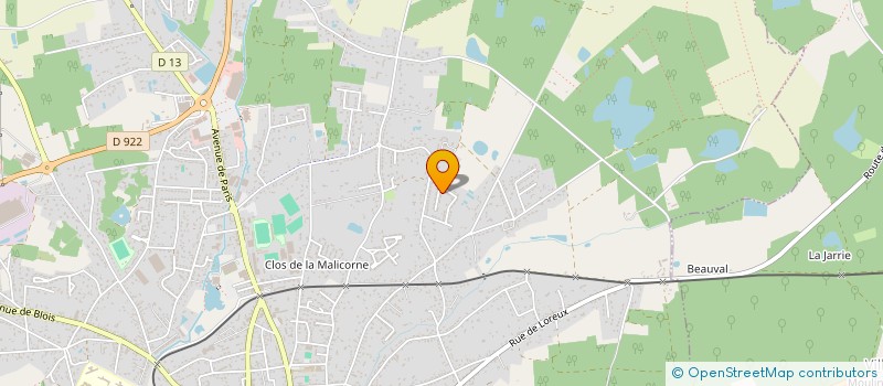 localisation de l'entreprise MONSIEUR RAMAZAN CANDAN  ROMORANTIN-LANTHENAY