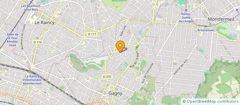 localisation de l'entreprise MONSIEUR RAMAZAN CEKIC  GAGNY