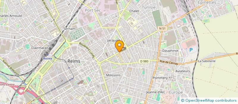 localisation de l'entreprise MONSIEUR RAMAZAN CORMAN  REIMS
