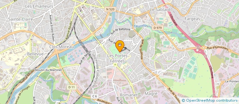 localisation de l'entreprise MONSIEUR RAMAZAN DAGDELEN à LIMOGES