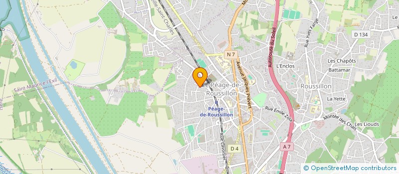 localisation de l'entreprise MONSIEUR RAMAZAN DARILMAZ  LE PEAGE-DE-ROUSSILLON