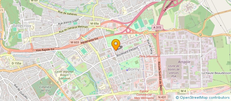 localisation de l'entreprise MONSIEUR RAMAZAN DASDAN  METZ