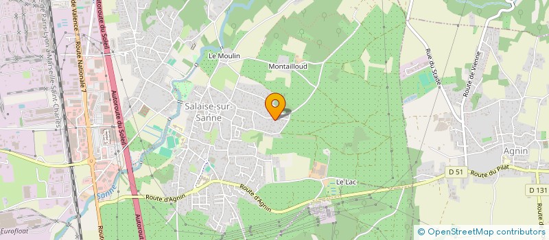 localisation de l'entreprise MONSIEUR RAMAZAN DOGAN  SALAISE-SUR-SANNE