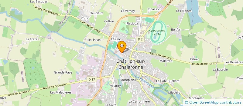localisation de l'entreprise MONSIEUR RAMAZAN ERIS à CHATILLON-SUR-CHALARONNE