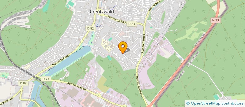 localisation de l'entreprise MONSIEUR RAMAZAN GUNGOR  CREUTZWALD