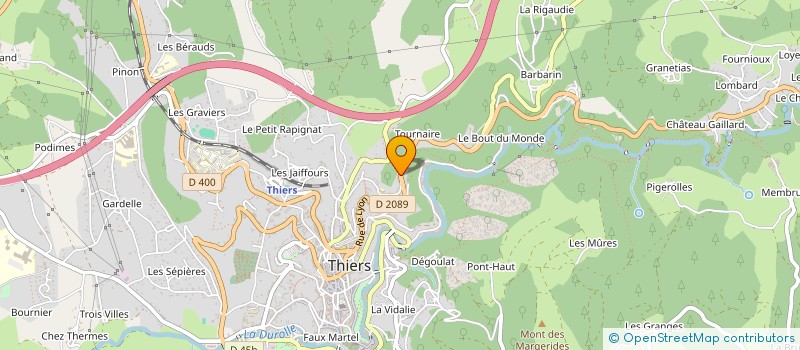 localisation de l'entreprise MONSIEUR RAMAZAN IRKIN  THIERS