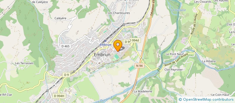 localisation de l'entreprise MONSIEUR RAMAZAN KAYA  EMBRUN