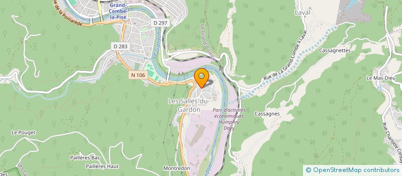 localisation de l'entreprise MONSIEUR RAMAZAN KAYNAK  LES SALLES-DU-GARDON