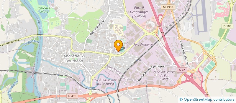 localisation de l'entreprise MONSIEUR RAMAZAN OZBEL à ANDREZIEUX-BOUTHEON