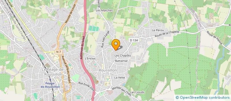 localisation de l'entreprise MONSIEUR RAMAZAN POLAT à ROUSSILLON