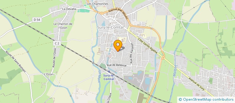 localisation de l'entreprise MONSIEUR RAMAZAN POYRAZ  SURY-LE-COMTAL