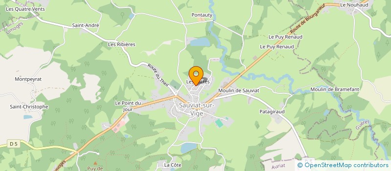 localisation de l'entreprise MONSIEUR RAMAZAN SAHIN à SAUVIAT-SUR-VIGE