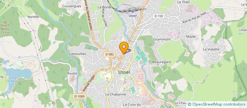 localisation de l'entreprise MONSIEUR RAMAZAN SIMSEK à USSEL