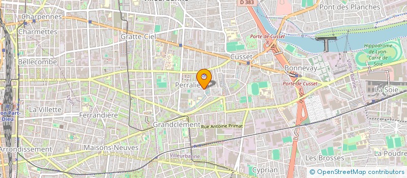 localisation de l'entreprise MONSIEUR RAMAZAN YAMAN  VILLEURBANNE