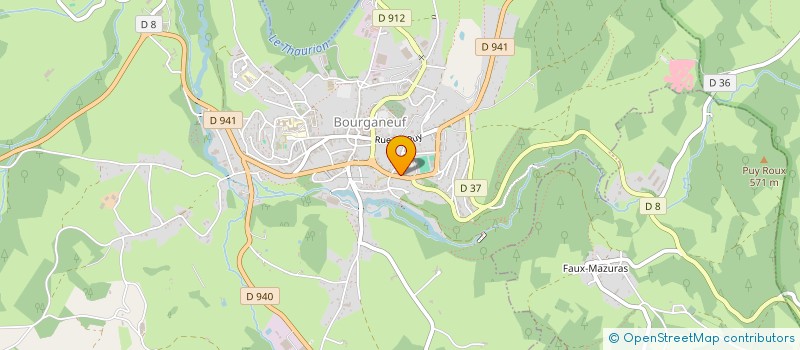 localisation de l'entreprise MONSIEUR RAMAZAN YANARATAS à BOURGANEUF