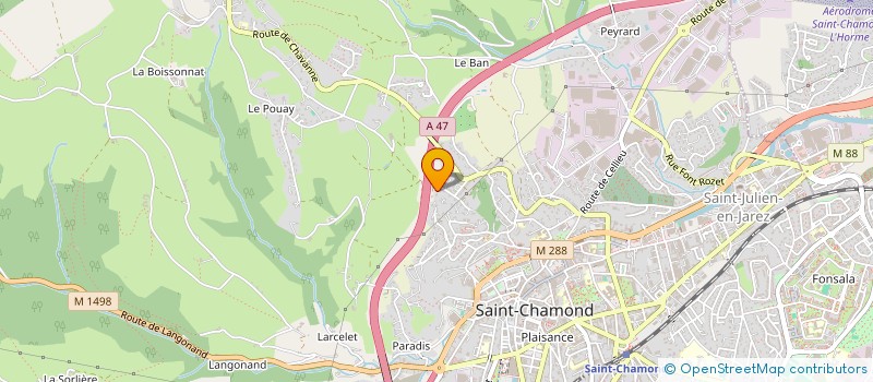 localisation de l'entreprise MONSIEUR RAMAZAN YUCEL  SAINT-CHAMOND