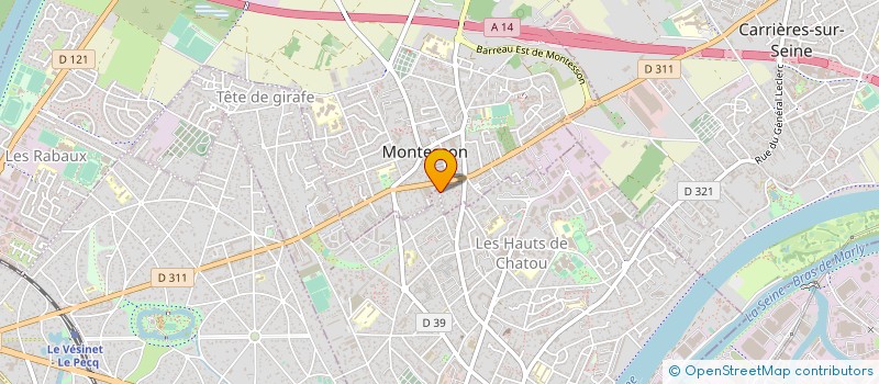 localisation de l'entreprise MONSIEUR RAMBANE HAMMANI à MONTESSON