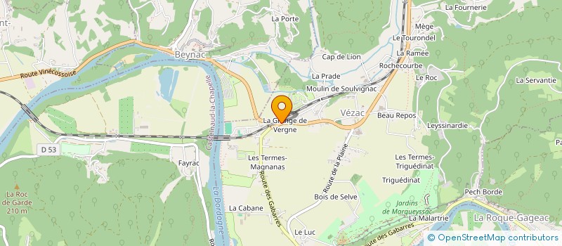 localisation de l'entreprise MONSIEUR RAMBOUR THOMAS à VEZAC