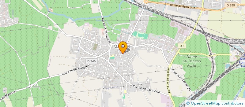 localisation de l'entreprise MONSIEUR RAMDAN CHAOUCH  MANDUEL