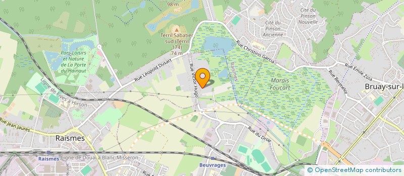 localisation de l'entreprise MONSIEUR RAMDAN MESBAH  BEUVRAGES