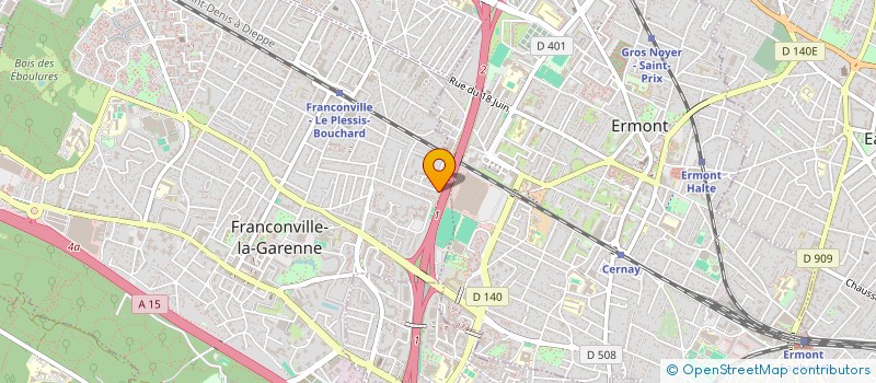 localisation de l'entreprise MONSIEUR RAMDANE BEKKOUCHE à FRANCONVILLE