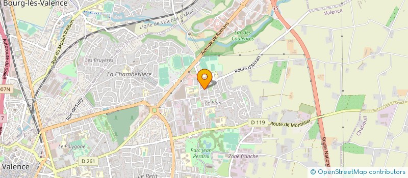 localisation de l'entreprise MONSIEUR RAMDANE BELKHOUDJA à VALENCE