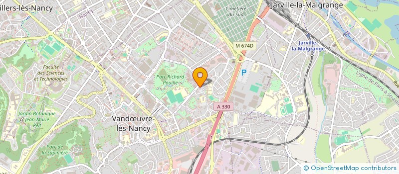 localisation de l'entreprise MONSIEUR RAMDANE BENDIA  VANDUVRE-LES-NANCY