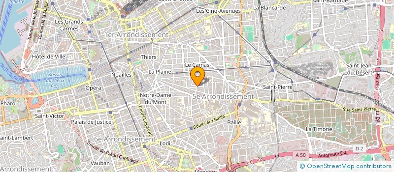 localisation de l'entreprise MONSIEUR RAMDANE BOUZERMA  MARSEILLE