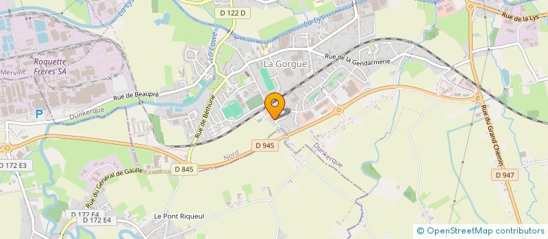 localisation de l'entreprise MONSIEUR RAMDANE BRAHIMI  LA GORGUE