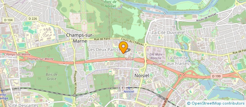 localisation de l'entreprise MONSIEUR RAMDANE CHEKOUFI  NOISIEL