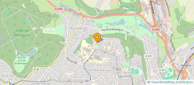 localisation de l'entreprise MONSIEUR RAMDANE DJEMEL  LE HAVRE