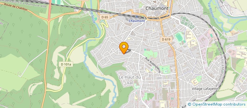 localisation de l'entreprise MONSIEUR RAMDANE HADDAD à CHAUMONT