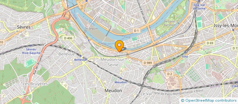 localisation de l'entreprise MONSIEUR RAMDANE HADDADI  MEUDON