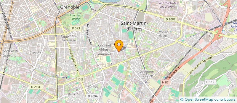 localisation de l'entreprise MONSIEUR RAMDANE KERKACHE à GRENOBLE