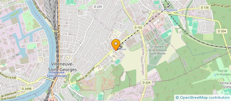 localisation de l'entreprise MONSIEUR RAMDANE KEZMANE  VILLENEUVE-SAINT-GEORGES