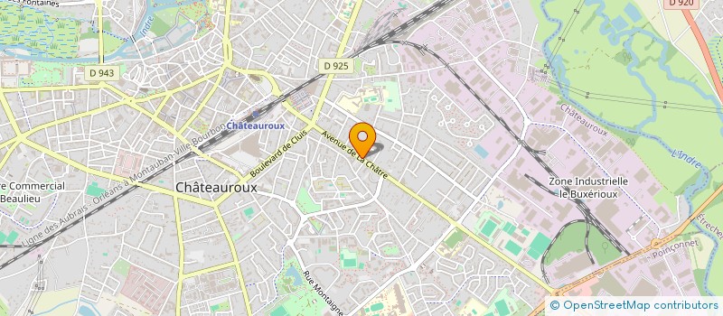 localisation de l'entreprise MONSIEUR RAMDANE KIAL  CHATEAUROUX
