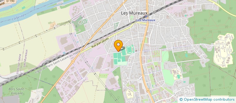 localisation de l'entreprise MONSIEUR RAMDANE LAROUSSI à LES MUREAUX