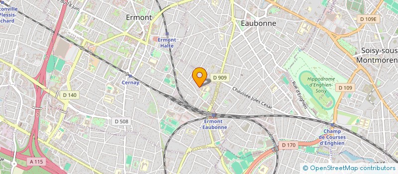 localisation de l'entreprise MONSIEUR RAMDANE MEDDOUR à ERMONT