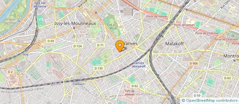 localisation de l'entreprise MONSIEUR RAMDANE NEZLIOUI à VANVES