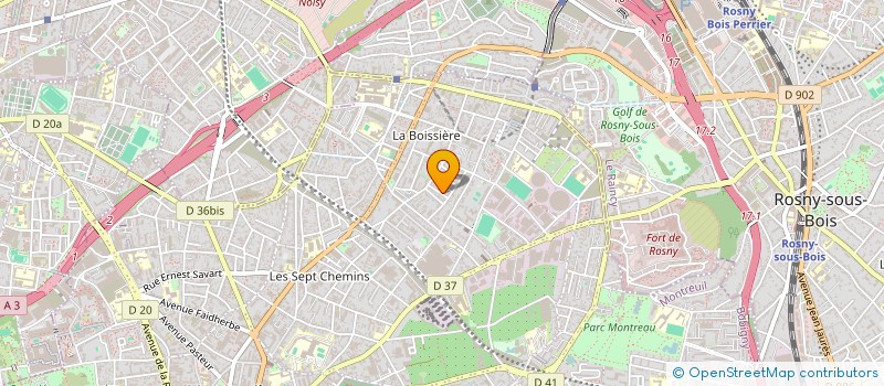 localisation de l'entreprise MONSIEUR RAMDANE NIAR à MONTREUIL