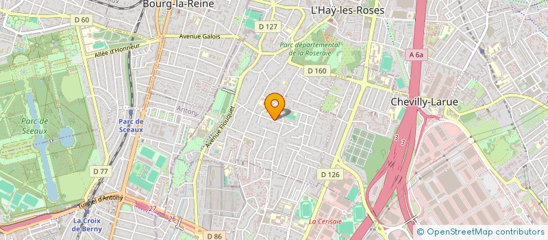 localisation de l'entreprise MONSIEUR RAMDANE NOUR  L'HAY-LES-ROSES