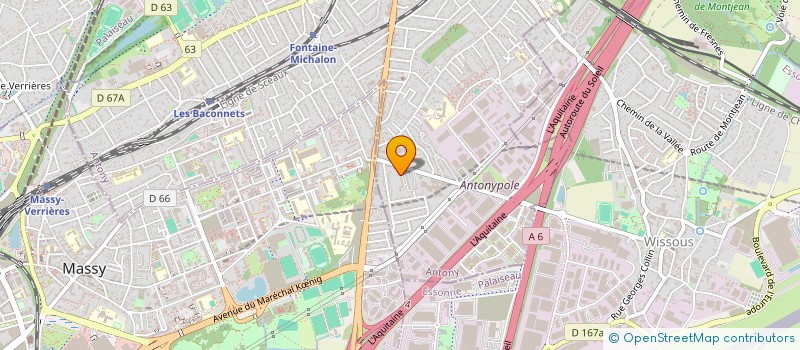 localisation de l'entreprise MONSIEUR RAMDANE ONEIMI à ANTONY