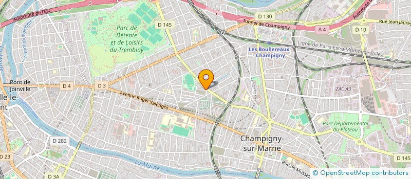 localisation de l'entreprise MONSIEUR RAMDANE OUAREZKI  CHAMPIGNY-SUR-MARNE