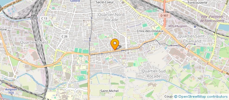 localisation de l'entreprise MONSIEUR RAMDANE SNOUBRI FATHI  AVIGNON