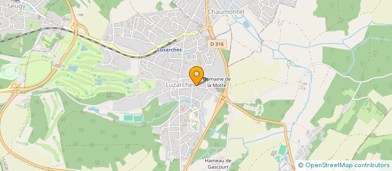 localisation de l'entreprise MONSIEUR RAMDANE TABAROURT  LUZARCHES