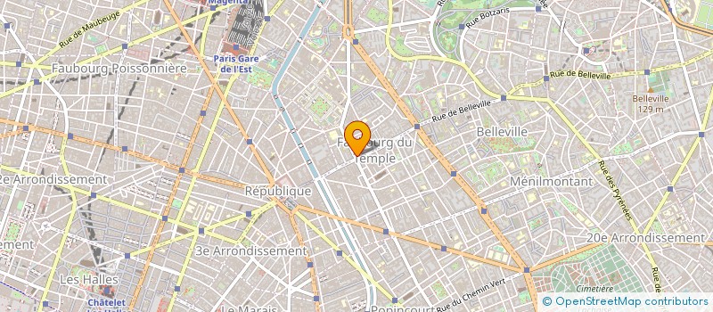 localisation de l'entreprise MONSIEUR RAMDANE TABERKANE à PARIS