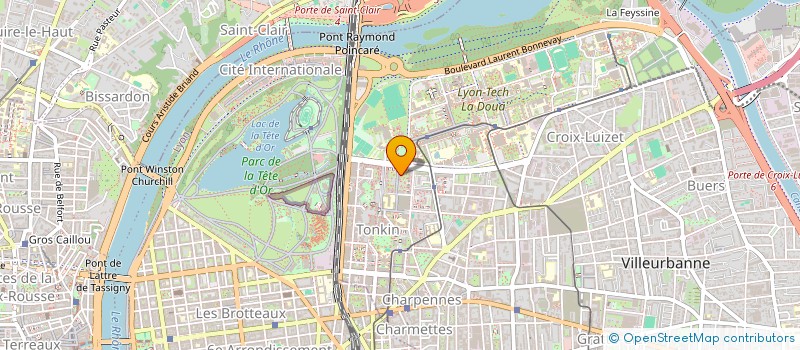 localisation de l'entreprise MONSIEUR RAMDHANE BOUDJELEL  VILLEURBANNE