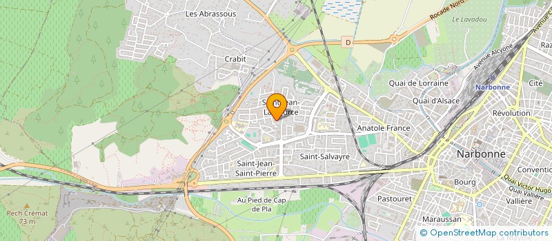 localisation de l'entreprise MONSIEUR RAMEDAINE CHARTI  NARBONNE